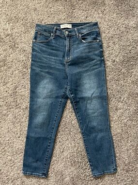 Abercrombie & Fitch Medium Blue Super Skinny Ankle Jeans
